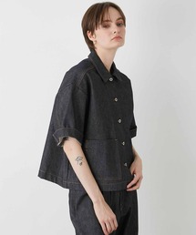 ラポドゥジェム/デニムカバーオール LA PEAU DE GEM(ラポドゥジェム)の「【LA PEAU DE GEM】denim