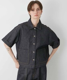 LA PEAU DE GEM カバーオール LA PEAU DE GEM（ラポドゥジェム）の「【LA PEAU DE GEM】denim