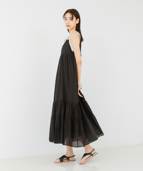 qualite scape(カリテ スケープ)の「ハシゴレースキャミワンピース/夏服(ワンピース・レディース・ブラウン/オレンジ/ブラック・フリー)」の10枚目の写真