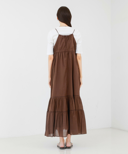 qualite scape(カリテ スケープ)の「ハシゴレースキャミワンピース/夏服(ワンピース・レディース・ブラウン/オレンジ/ブラック・フリー)」の18枚目の写真