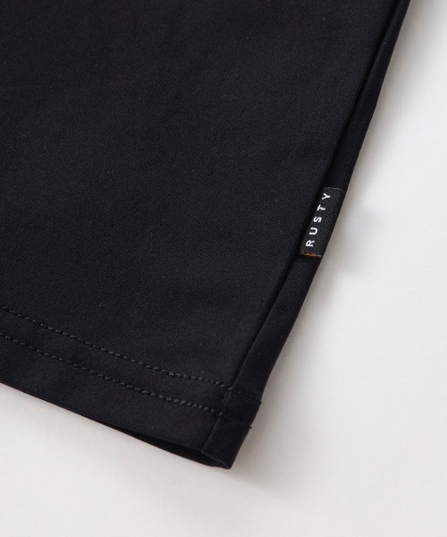 RUSTY（ラスティ）の「【RUSTY/ラスティー】キッズハイブリットTシャツ　水陸両用Tシャツ　バックプリント（ラッシュガード・キッズ・ホワイト/ブラック/ホワイト×ピンク/その他25・120/160/150/140/130）」の20枚目の写真