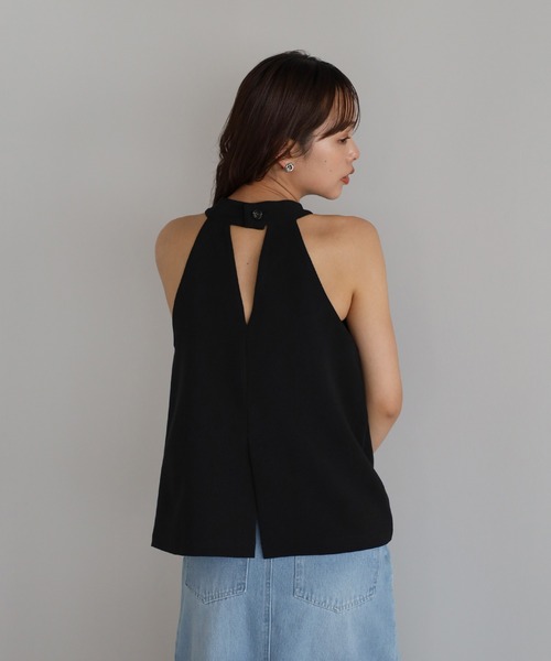 セール】back design halterneck tank top / バックデザイン