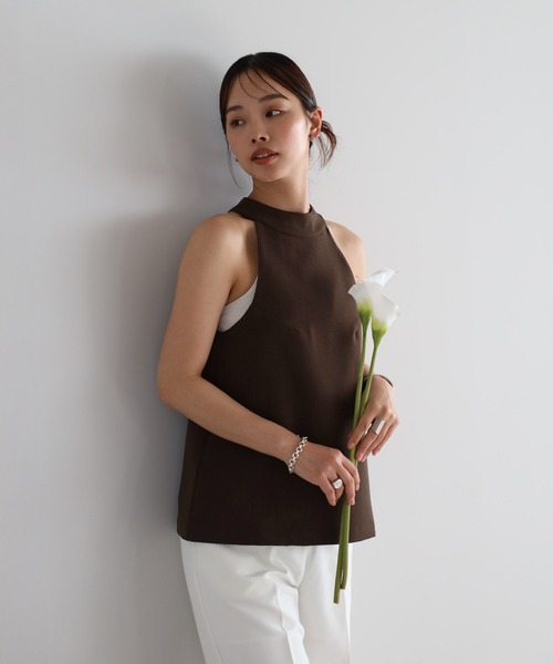 セール】back design halterneck tank top / バックデザイン
