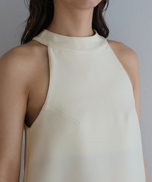 セール】back design halterneck tank top / バックデザイン