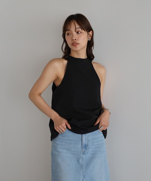 セール】back design halterneck tank top / バックデザイン