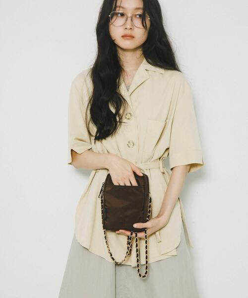 RODE SKO（ロデスコ）の「『別注』OUTDOOR PRODUCTS×hun RODESKO　Chain Pocket Bag（ショルダーバッグ・レディース・ブラック/ブラウン・-）」の15枚目の写真