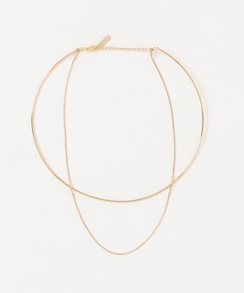 Scrap Book（スクラップブック）の「【Erin & Emma】コラボ　チョーカーコンビネックレス（ネックレス・レディース・シルバー/ゴールド・FREE）」の2枚目の写真