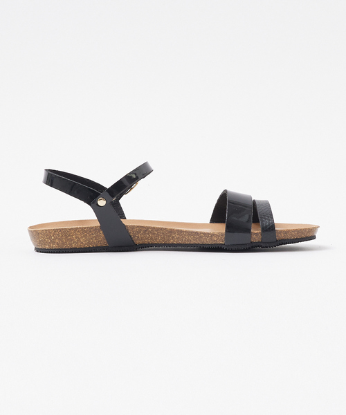 PLAKTON(プラクトン)の「●PLAKTON フットベットサンダル(サンダル・レディース・ブラック/シャンパン/シルバー・35/36/37/38)」の11枚目の写真