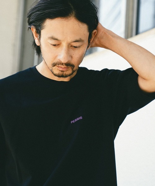BAYFLOW(ベイフロー)の「【接触冷感】シルケットワンポイントTシャツ(Tシャツ/カットソー・メンズ・ブルー/ブラック/ホワイト・MEDIUM/LARGE)」の20枚目の写真