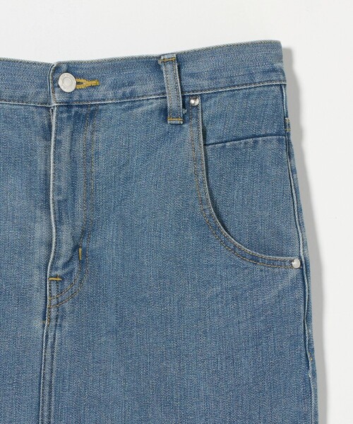 ASTRAET(アストラット)の「<ASTRAET>5ポケット デニム ミニスカート(デニムスカート・レディース・ライトブルー・1/0)」の8枚目の写真