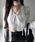 me+em select�i�~�[���Z���N�g�j�́u�y �Qcolor �^ �QWAY �z�`���[�J�[�����O�^�C�t���V���[�g�V�A�[�J�[�f�B�K�� �^ choker long tie set short sheer cardigan�i�J�[�f�B�K��/�{�����j�v�b�z���C�g