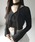 me+em select�i�~�[���Z���N�g�j�́u�y �Qcolor �^ �QWAY �z�`���[�J�[�����O�^�C�t���V���[�g�V�A�[�J�[�f�B�K�� �^ choker long tie set short sheer cardigan�i�J�[�f�B�K��/�{�����j�v�b�u���b�N
