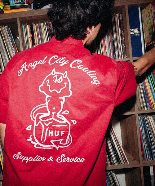 SUPPLIES & SERVICE SHIRT / HUF シャツ 半袖シャツ 半袖