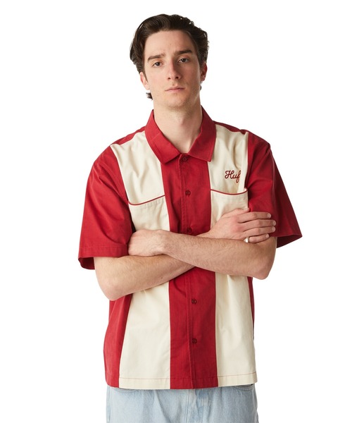 SUPPLIES & SERVICE SHIRT / HUF シャツ 半袖シャツ 半袖