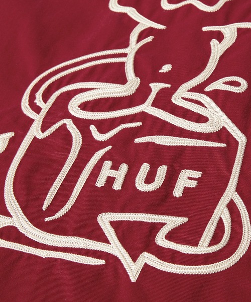 HUF（ハフ）の「SUPPLIES & SERVICE SHIRT（シャツ/ブラウス・メンズ・レッド・M/L/XL/S/XXL）」の11枚目の写真