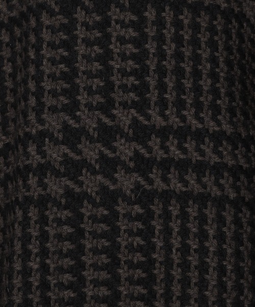 MEN'S BIGI(メンズビギ)の「【John Branigan/ジョン・ブラニガン】別注チェック柄ニット風ブルゾン(ブルゾン・メンズ・ブラック/ブラウン/ネイビー・02/03)」の11枚目の写真