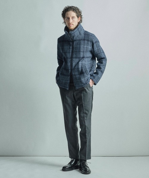 MEN'S BIGI(メンズビギ)の「【John Branigan/ジョン・ブラニガン】別注チェック柄ニット風ブルゾン(ブルゾン・メンズ・ブラック/ブラウン/ネイビー・02/03)」の19枚目の写真