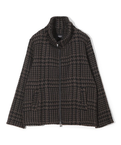 MEN'S BIGI(メンズビギ)の「【John Branigan/ジョン・ブラニガン】別注チェック柄ニット風ブルゾン(ブルゾン・メンズ・ブラック/ブラウン/ネイビー・02/03)」の22枚目の写真