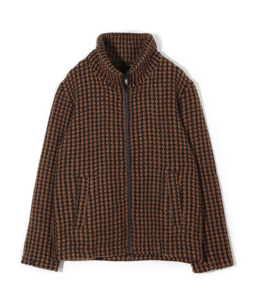 MEN'S BIGI(メンズビギ)の「【John Branigan/ジョン・ブラニガン】別注チェック柄ニット風ブルゾン(ブルゾン・メンズ・ブラック/ブラウン/ネイビー・02/03)」の20枚目の写真