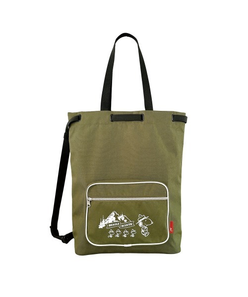 ROOTOTE（ルートート）の「IPセオルーdeltaPEANUTS-9J（バックパック/リュック・レディース・ブラック/オリーブ/ブルー/レッド/イエロー・FREE）」の2枚目の写真