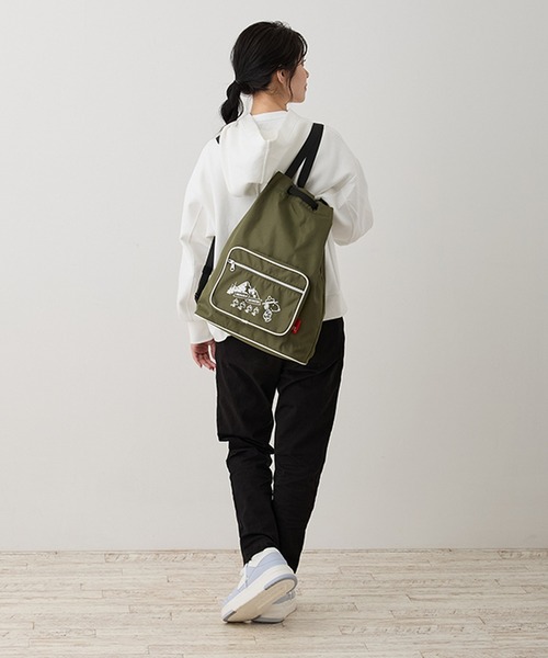 ROOTOTE（ルートート）の「IPセオルーdeltaPEANUTS-9J（バックパック/リュック・レディース・ブラック/オリーブ/ブルー/レッド/イエロー・FREE）」の7枚目の写真