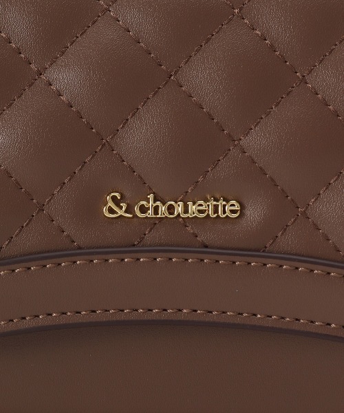 & chouette(アンドシュエット)の「キルティングフラップバッグ(ショルダーバッグ・レディース・ブラック/グレイッシュベージュ/オフホワイト・FREE)」の15枚目の写真
