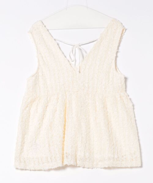 coca(coca)(コカ)の「フラワーチュールベスト(ベスト・レディース・アイボリー/ブラック・L/M)」の22枚目の写真