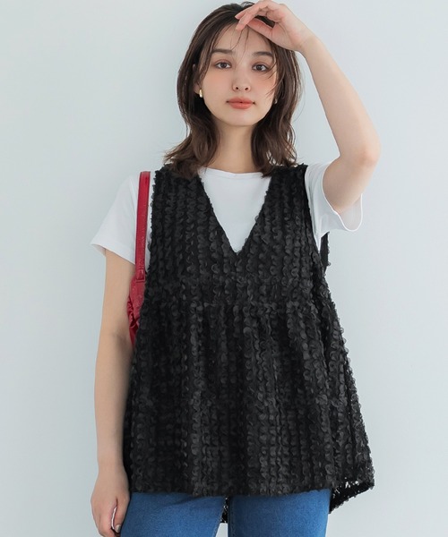 フラワーチュールベスト（ベスト）｜coca（coca）（コカ）の