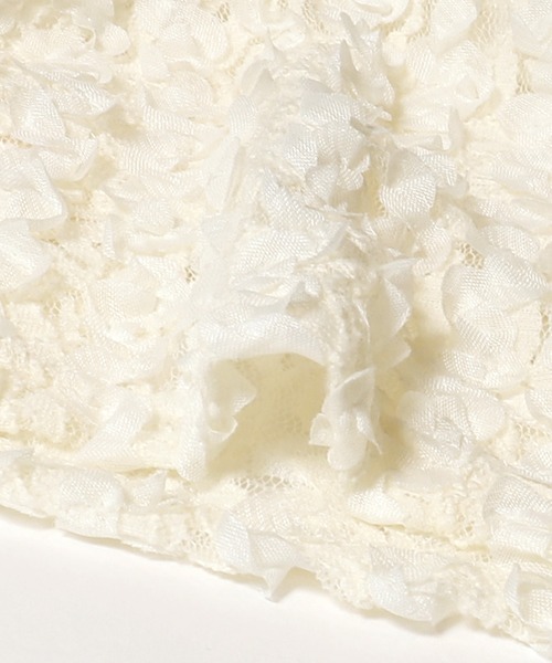 coca(coca)(コカ)の「フラワーチュールベスト(ベスト・レディース・アイボリー/ブラック・L/M)」の18枚目の写真