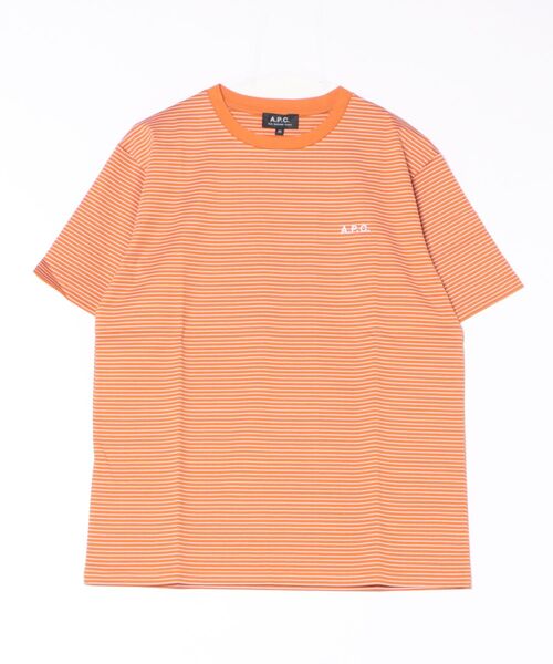 A.P.C.（アーペーセー）の「T-SHIRT ELLISON（Tシャツ/カットソー・メンズ・ブラック/オレンジ/グレー・S/M/L/XL/XS）」の5枚目の写真