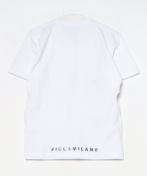 VIOLA(ヴィオラ)の「『VIOLA rumore/ヴィオラ ルモーレ』裏使いV/N半袖Tシャツ(Tシャツ/カットソー・メンズ・レッド/ブラック/ホワイト・XL/L/M)」の14枚目の写真