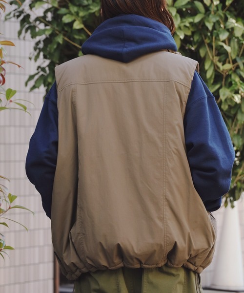 WILD THINGS（ワイルドシングス）の「WILD THINGS/ワイルドシングス monster vest’ 22 モンスターベスト（ダウンベスト・レディース・ダークブラウン/オリーブ/ネイビー・S/L/M）」の11枚目の写真