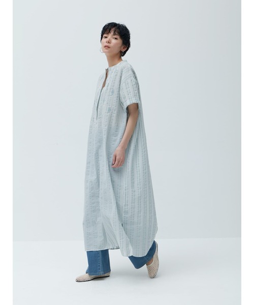 Brown&Street(ブラウンアンドストリート)の「オリエンタルシャツワンピース(シャツワンピース・レディース・ベビーピンク/ミント・FREE)」の6枚目の写真