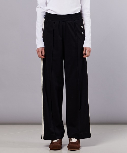 DOUBLE STANDARD CLOTHING(ダブルスタンダードクロージング)の「メッシュリバー トラックパンツ(その他パンツ・レディース・ブラック/モカ・38/36)」の2枚目の写真