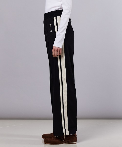 DOUBLE STANDARD CLOTHING(ダブルスタンダードクロージング)の「メッシュリバー トラックパンツ(その他パンツ・レディース・ブラック/モカ・38/36)」の18枚目の写真