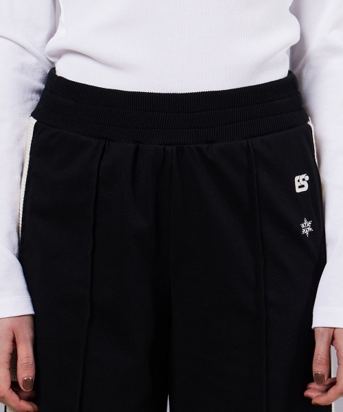 DOUBLE STANDARD CLOTHING(ダブルスタンダードクロージング)の「メッシュリバー トラックパンツ(その他パンツ・レディース・ブラック/モカ・38/36)」の3枚目の写真