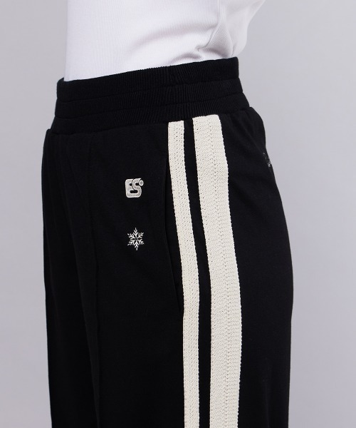 DOUBLE STANDARD CLOTHING(ダブルスタンダードクロージング)の「メッシュリバー トラックパンツ(その他パンツ・レディース・ブラック/モカ・38/36)」の5枚目の写真