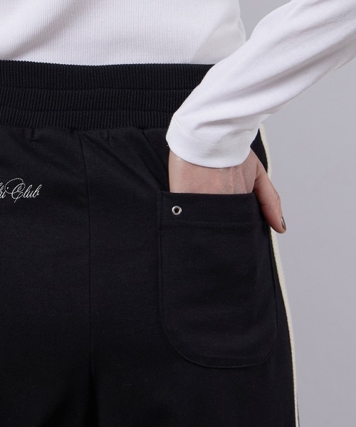 DOUBLE STANDARD CLOTHING(ダブルスタンダードクロージング)の「メッシュリバー トラックパンツ(その他パンツ・レディース・ブラック/モカ・38/36)」の9枚目の写真