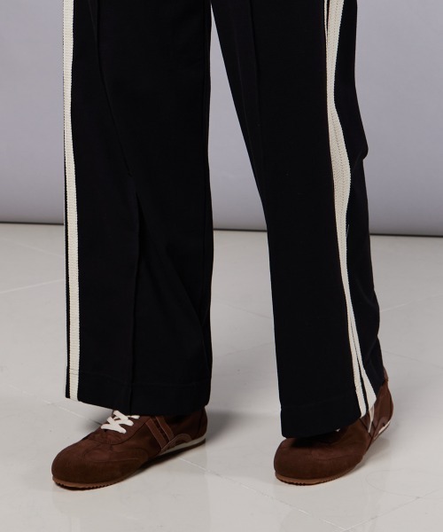 DOUBLE STANDARD CLOTHING(ダブルスタンダードクロージング)の「メッシュリバー トラックパンツ(その他パンツ・レディース・ブラック/モカ・38/36)」の10枚目の写真