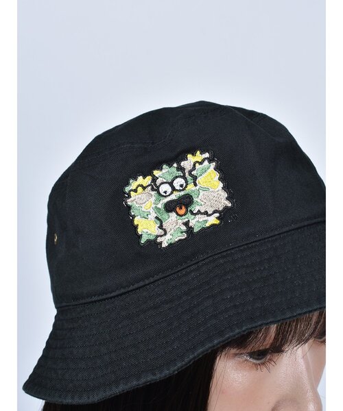 Import & Select(インポートアンドセレクト)の「【Nevernotworking】ワンポイント刺繍ツイルハット バケハ(ハット・メンズ・ブラック・フリー)」の2枚目の写真