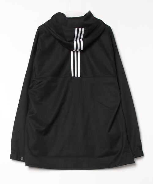 Y-3(ワイスリー)の「Y-3 REFINED WOOL HOODED TOP 3-STRIPES(ブルゾン・メンズ・ブラック・X-SMALL/SMALL/MEDIUM/LARGE/X-LARGE/XX-LARGE)」の3枚目の写真
