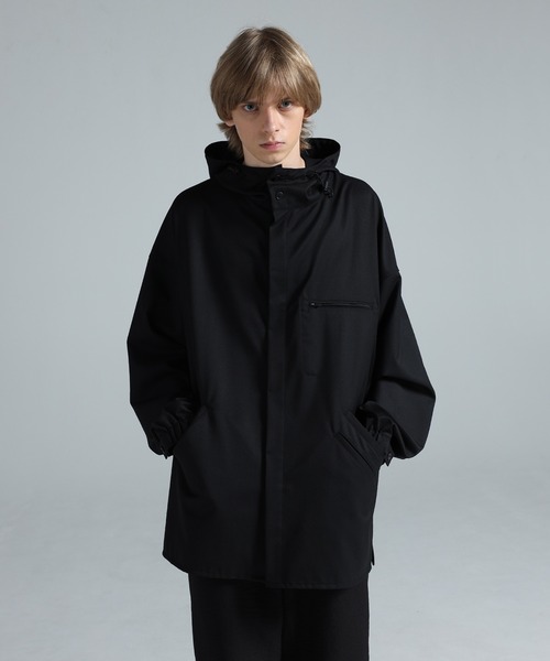 Y-3(ワイスリー)の「Y-3 REFINED WOOL HOODED TOP 3-STRIPES(ブルゾン・メンズ・ブラック・X-SMALL/SMALL/MEDIUM/LARGE/X-LARGE/XX-LARGE)」の5枚目の写真