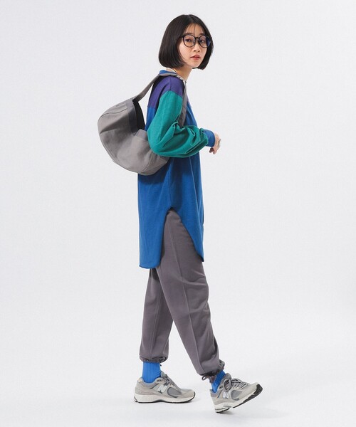 BEAMS BOY（ビームスボーイ）の「クレイジー フットボール ワンピース（ワンピース・レディース・カーキ/アイボリー/ブルー・ONE SIZE）」の14枚目の写真