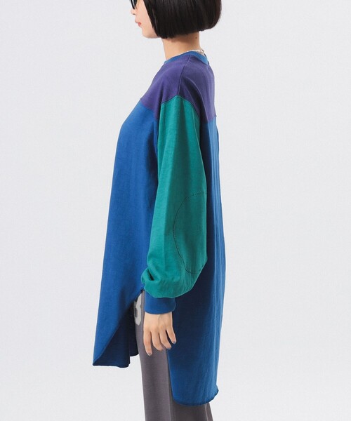 BEAMS BOY（ビームスボーイ）の「クレイジー フットボール ワンピース（ワンピース・レディース・カーキ/アイボリー/ブルー・ONE SIZE）」の19枚目の写真