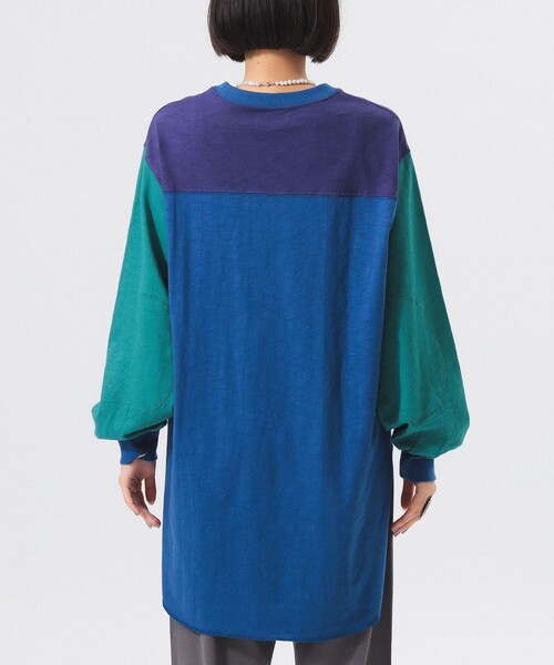 BEAMS BOY（ビームスボーイ）の「クレイジー フットボール ワンピース（ワンピース・レディース・カーキ/アイボリー/ブルー・ONE SIZE）」の20枚目の写真