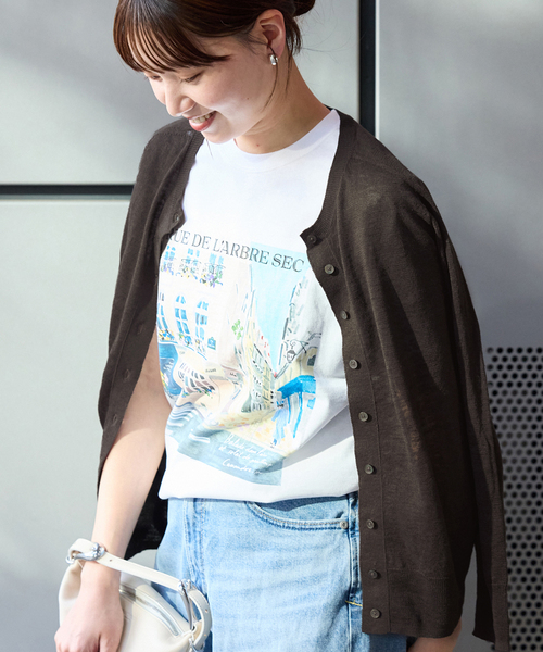 IENA フレンチリネン7分袖カーディガン IENA｜フレンチリネン7分袖カーディガン | Rakuten Fashion(楽天