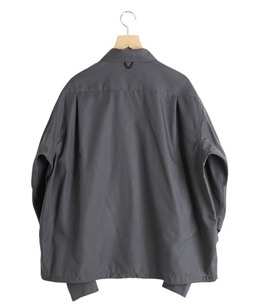 DAIWA PIER39（ダイワピア39）の「DAIWA PIER39 / ダイワ ピアサーティナイン：TECH HALF ZIP SHIRT L/S：BE-39025[PIE]（Tシャツ/カットソー・メンズ・ホワイト/チャコールグレー・M/S）」の3枚目の写真
