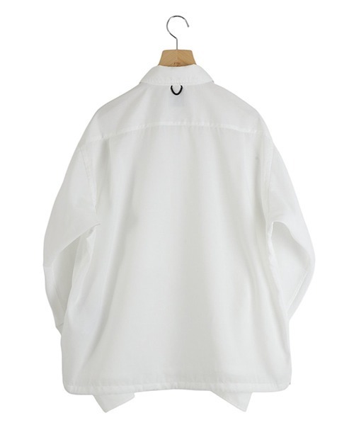 DAIWA PIER39（ダイワピア39）の「DAIWA PIER39 / ダイワ ピアサーティナイン：TECH HALF ZIP SHIRT L/S：BE-39025[PIE]（Tシャツ/カットソー・メンズ・ホワイト/チャコールグレー・M/S）」の4枚目の写真
