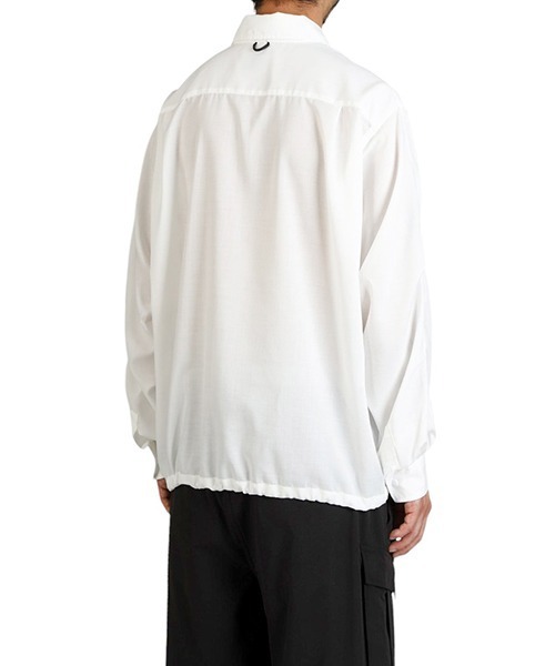 DAIWA PIER39（ダイワピア39）の「DAIWA PIER39 / ダイワ ピアサーティナイン：TECH HALF ZIP SHIRT L/S：BE-39025[PIE]（Tシャツ/カットソー・メンズ・ホワイト/チャコールグレー・M/S）」の13枚目の写真