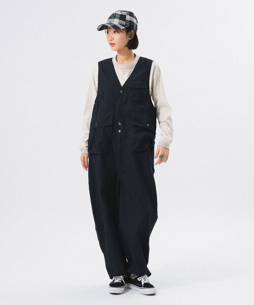 セール】コットンウェザー ハンティングベスト オールインワン